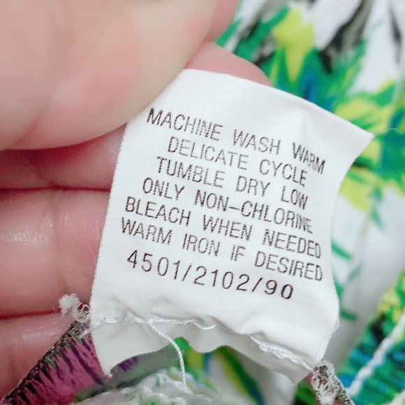 Large Vintage South Breeze 80s Tropical Cotton Shorts Palm Tree Fish Print Beach - Picture 8 of 8